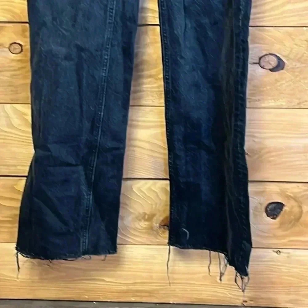 Zara Women’s Black Jeans 00 Denim‎ Streetwear Y2K Straight leg high waist casual